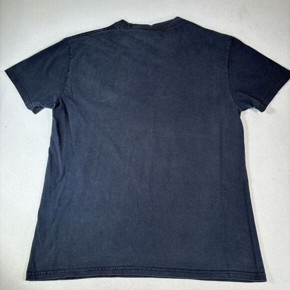 Quicksilver T Shirt Men’s M Vintage Y2K skater Cyber Punk Skull Skeleton Graphic - Picture 4 of 9